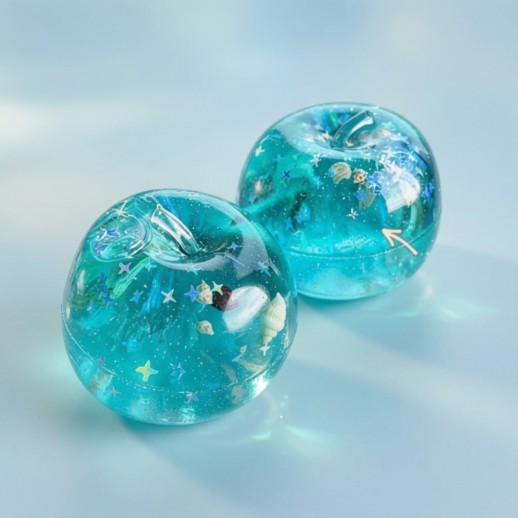 Ocean Apple Shaped Squishy Stress Ball