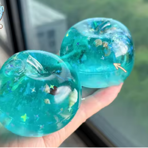 Ocean Apple Shaped Squishy Stress Ball